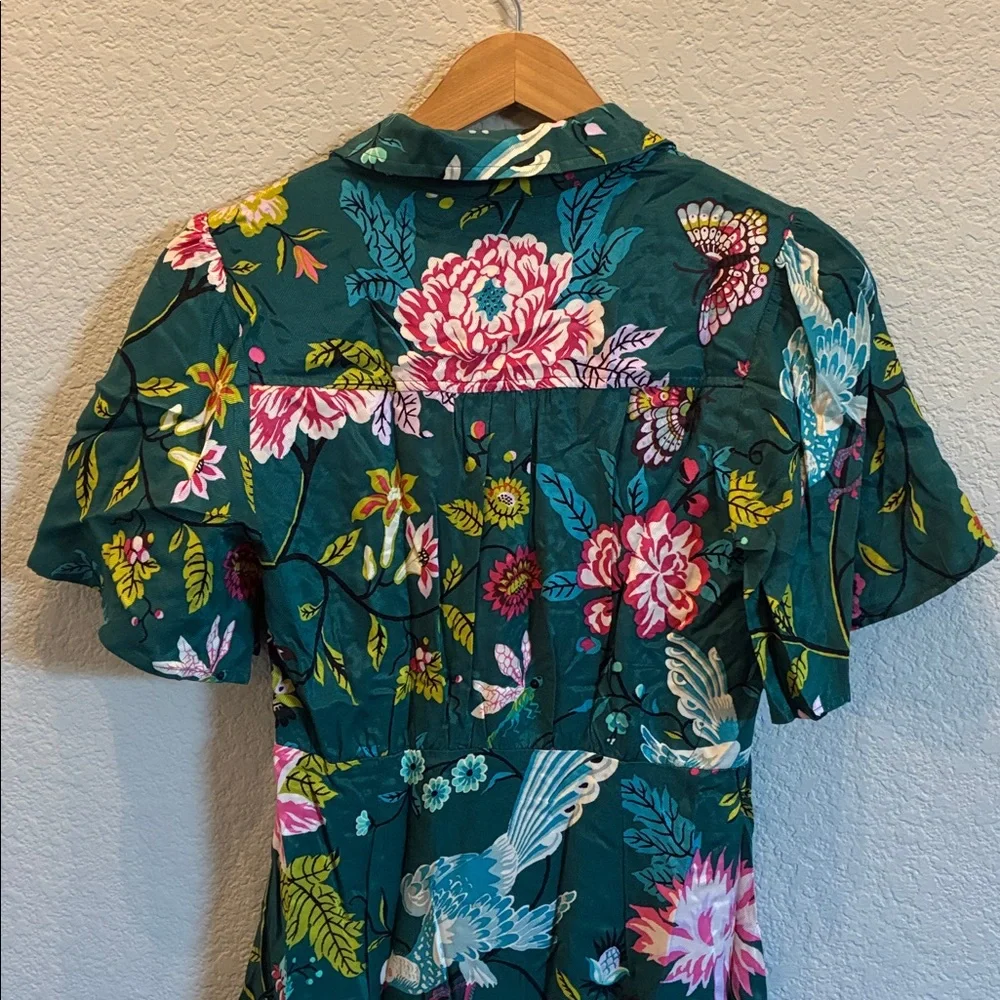 Anthropologie Floral Midi Dress - Picture 5 of 9